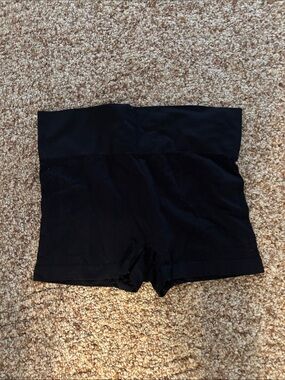 High-Waist Black Women's Shaping Shorts